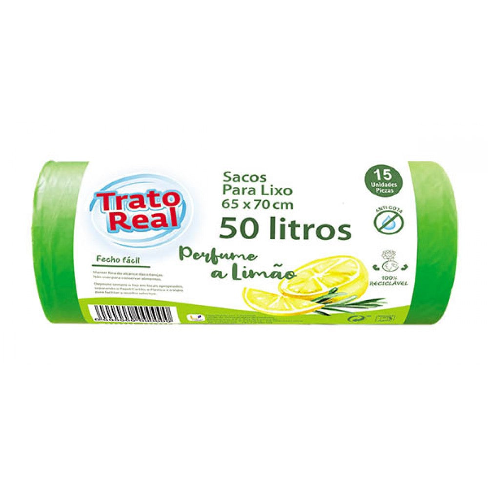 TRATO REAL BOLSAS DE BASURA 50L