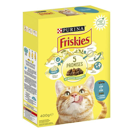 FRISKIES RAÇÃO P/GATO ATUM E LEGUMES