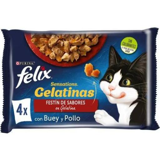 PURINA FELIX SENSAÇÕES VACA E FRANGO