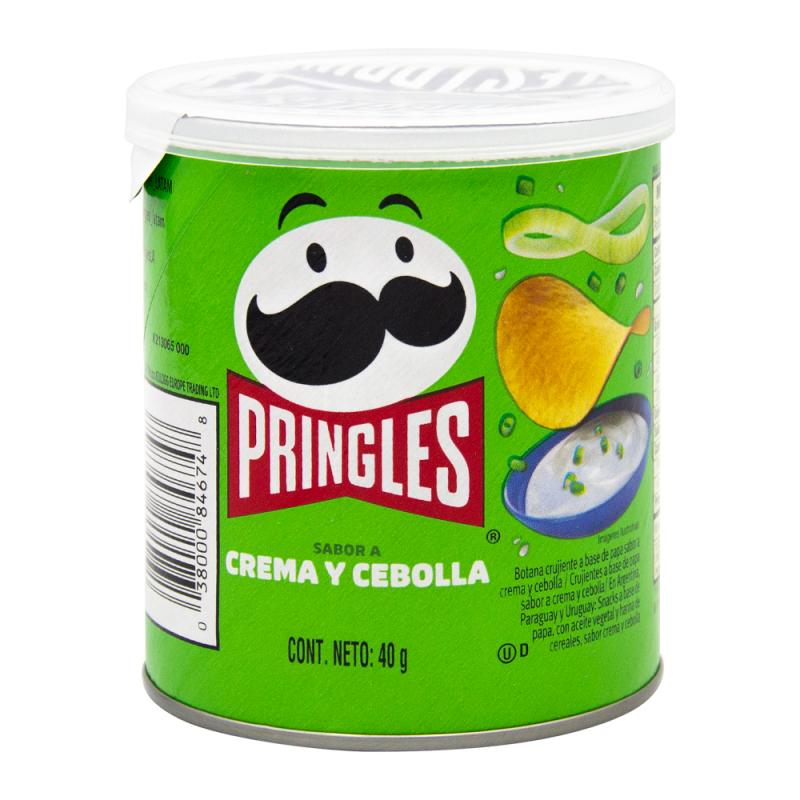 PRINGLES PATATAS DE CREMA Y CEBOLLA 40 GRS