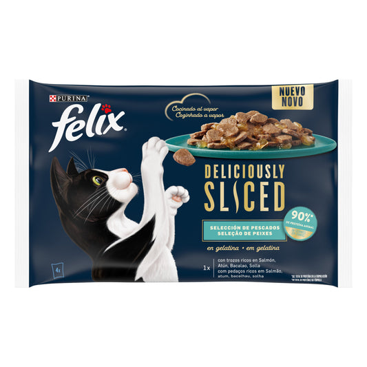 PURINA FELIX DELICIOUSLY SLICED PESCADO