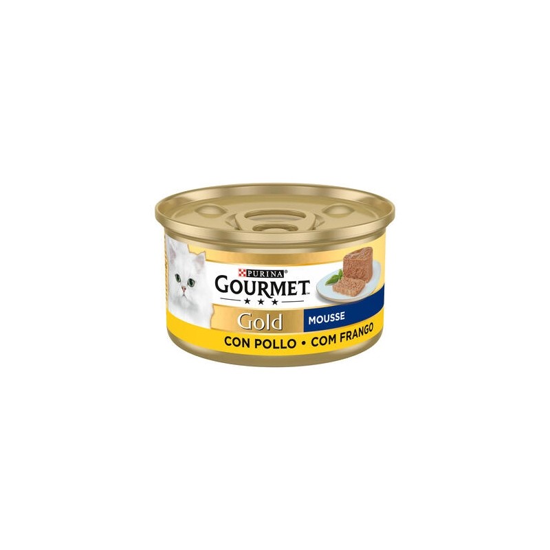 PURINA GOURMET GOLD MOUSSE POLLO 85GR