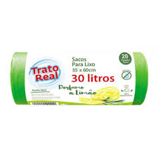 TRATO REAL SACO LIXO PERF. 30LT LIMÃO