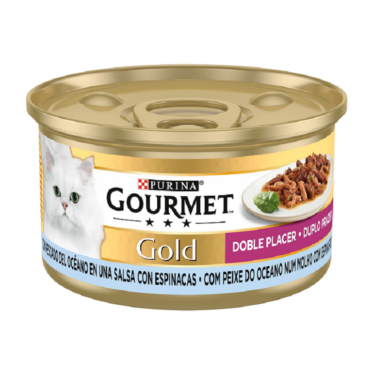 PURINA GOURMET GOLD DOBLE PLACER PESCADO